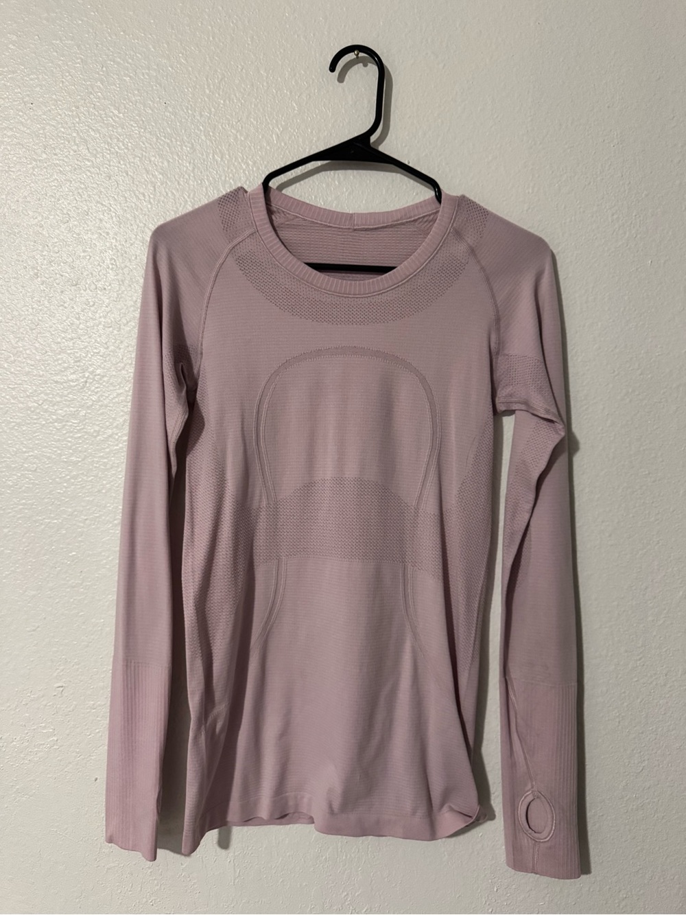 Lululemon Swiftly Tech Long Sleeve 2.0 Athletic Shirt Pink Size 6 Thumbholes